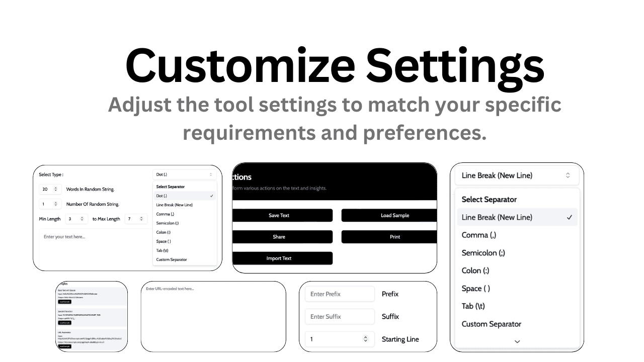 Step 2: Customize Settings
